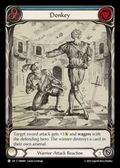 Donkey FAB484-RF - Pro Tour - Vegas 2026 - Flesh and blood card