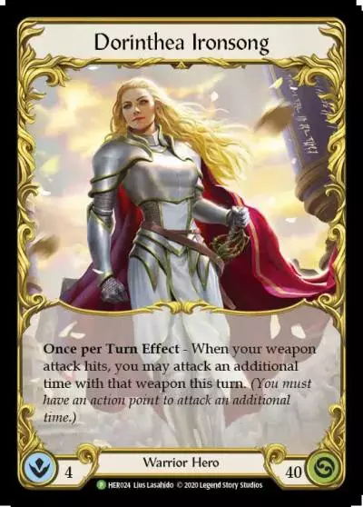 Dorinthea Ironsong HER024-RF - Buy-a-Box - Crucible of War - Flesh and blood card