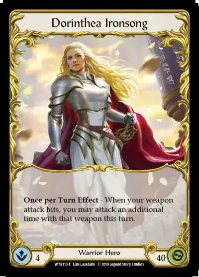 Dorinthea Ironsong WTR113 - Welcome to Rathe - Flesh and blood card