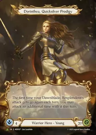 Dorinthea, Quicksilver Prodigy HER167-MV - Skirmish - Season 15 - Flesh and blood card