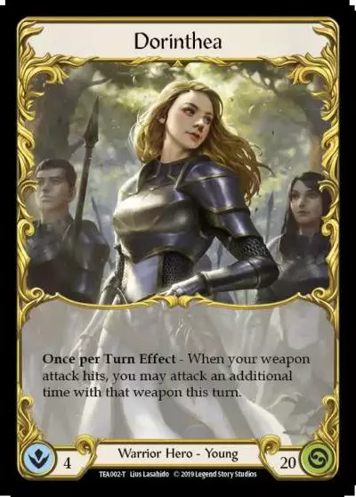 Dorinthea TEA002 - Dorinthea Ironsong - Hero Deck - Flesh and blood card