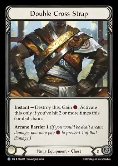Double Cross Strap SFA007 - Silver Age Chapter 2 - Fai - Flesh and blood card