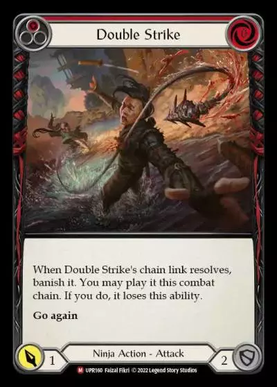 Double Strike RED UPR160 - Uprising - Flesh and blood card
