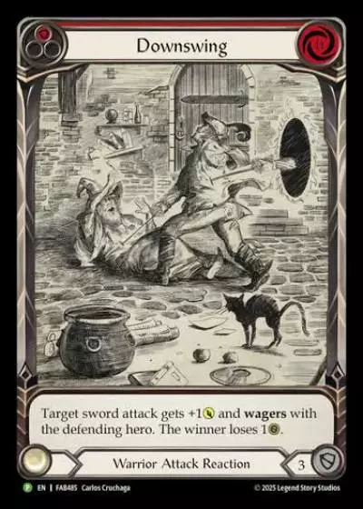 Downswing FAB485-RF - Pro Tour - Vegas 2026 - Flesh and blood card