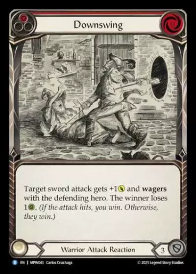 Downswing MPW043 - Mastery Pack Warrior - Flesh and blood card
