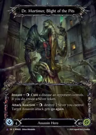 Dr. Mortimer, Blight of the Pits MPA002-MV - Mastery Pack Assassin - Flesh and blood card