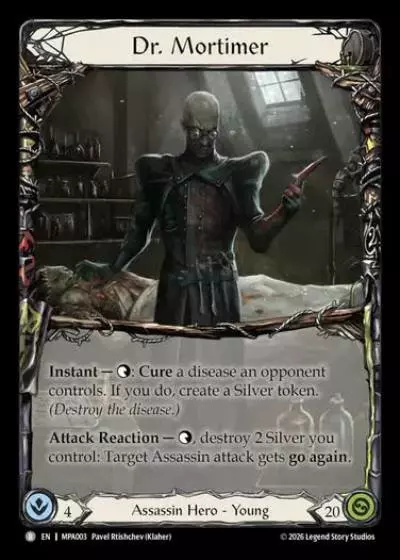 Dr. Mortimer MPA003 - Mastery Pack Assassin - Flesh and blood card