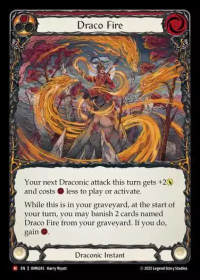 Draco Fire OMN245 - Omens of the Third Age - Flesh and blood card