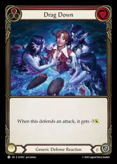 Drag Down SLY012 - Silver Age Chapter 3 - Lyath Goldmane - Flesh and blood card