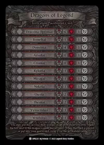 Dragons of Legend UPR225 - Uprising - Flesh and blood card
