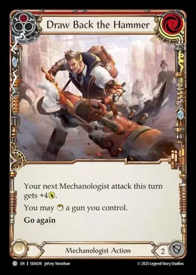 Draw Back the Hammer RED SEA039 - High Seas - Flesh and blood card