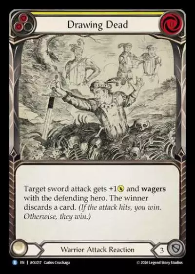 Drawing Dead AOL017 - Armory Deck - Olympia, Prized Fighter - Flesh and blood card