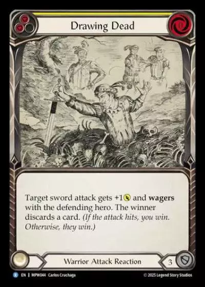 Drawing Dead MPW044 - Mastery Pack Warrior - Flesh and blood card