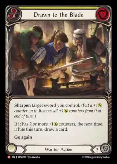 Drawn to the Blade MPW030 - Mastery Pack Warrior - Flesh and blood card