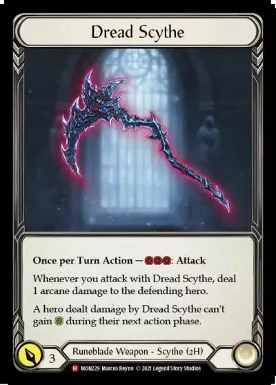 Dread Scythe MON229 - Monarch - Flesh and blood card