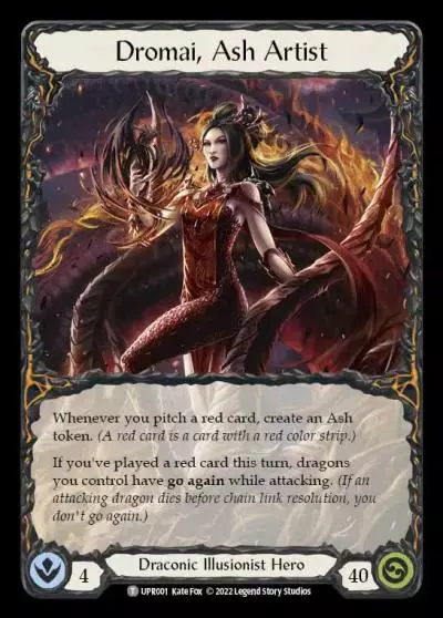 Dromai, Ash Artist UPR001 - Uprising - Flesh and blood card