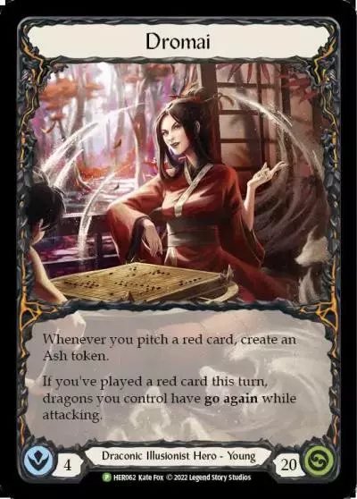 Dromai HER062-CF - Skirmish - Season 5 - Flesh and blood card