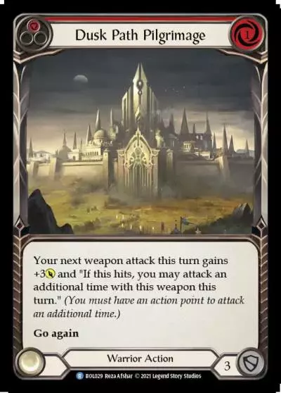 Dusk Path Pilgrimage RED BOL029 - Boltyn - Blitz Deck - Flesh and blood card