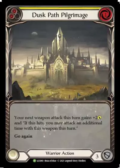 Dusk Path Pilgrimage YELLOW LGS061-RF - Armory - Season 4 - Flesh and blood card