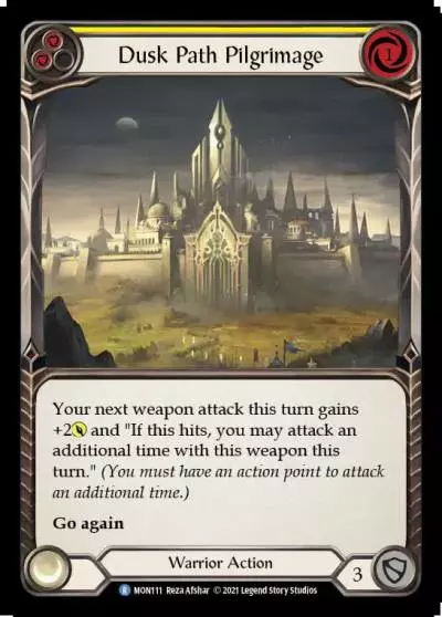Dusk Path Pilgrimage YELLOW MON111 - Monarch - Flesh and blood card