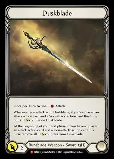 Duskblade ELE223 - Tales of Aria - Flesh and blood card