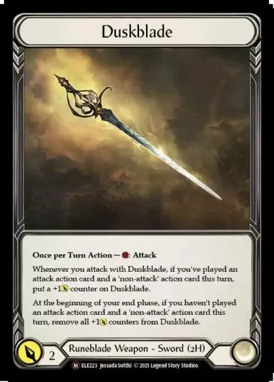Duskblade U-ELE223-RF - Tales of Aria - Unlimited - Flesh and blood card