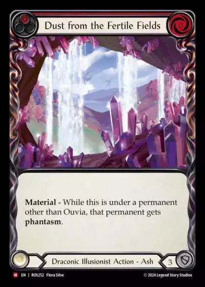 Dust from the Fertile Fields RED ROS252 - Rosetta - Flesh and blood card