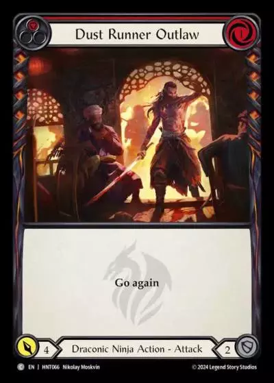 Dust Runner Outlaw RED HNT066 - The Hunted - Flesh and blood card