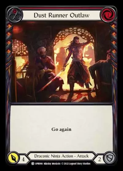 Dust Runner Outlaw RED UPR066 - Uprising - Flesh and blood card