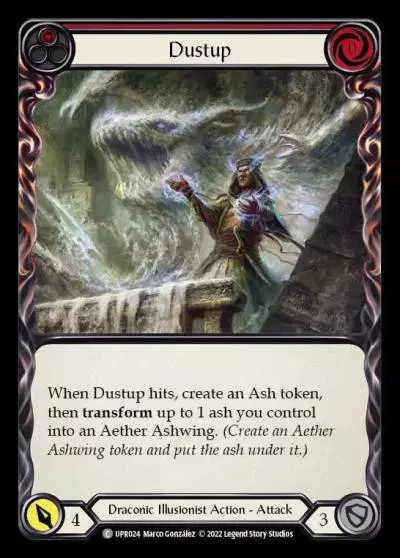 Dustup RED UPR024 - Uprising - Flesh and blood card