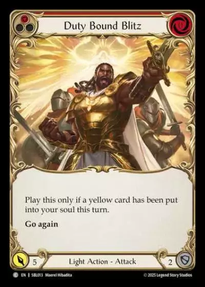 Duty Bound Blitz SBL013 - Silver Age Chapter 3 - Boltyn - Flesh and blood card