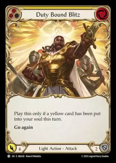Duty Bound Blitz SBL026 - Silver Age Chapter 3 - Boltyn - Flesh and blood card