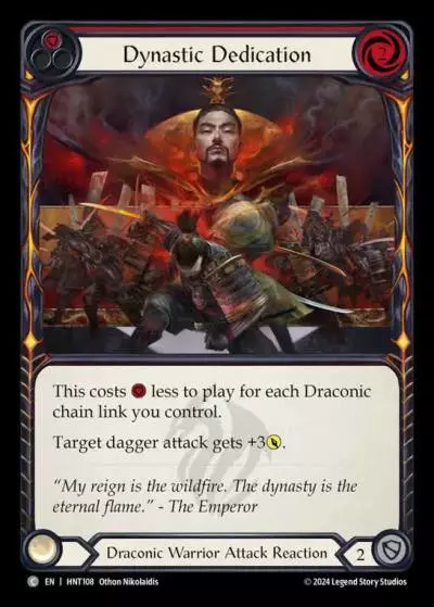 Dynastic Dedication RED HNT108 - The Hunted - Flesh and blood card