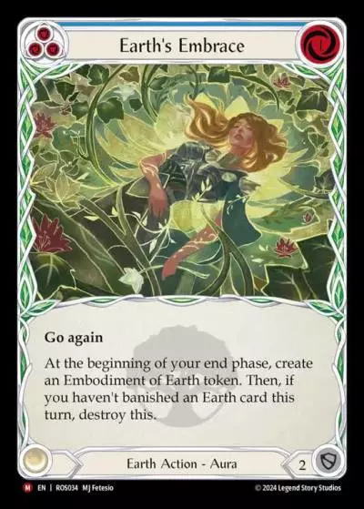 Earth's Embrace BLUE ROS034 - Rosetta - Flesh and blood card