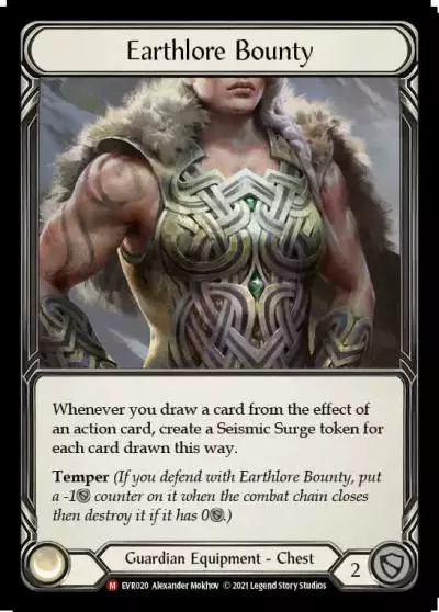 Earthlore Bounty EVR020 - Everfest - Flesh and blood card