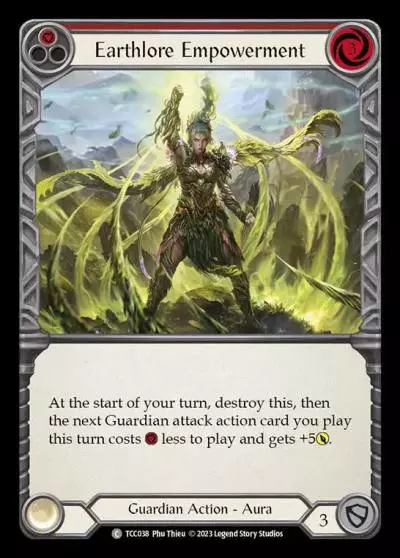 Earthlore Empowerment RED TCC038 - Round the Table: TCC x LSS - Flesh and blood card