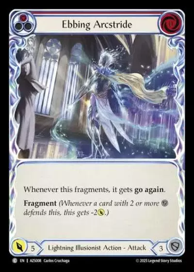 Ebbing Arcstride AZS008 - Armory Deck - Zyggy Starlight - Flesh and blood card