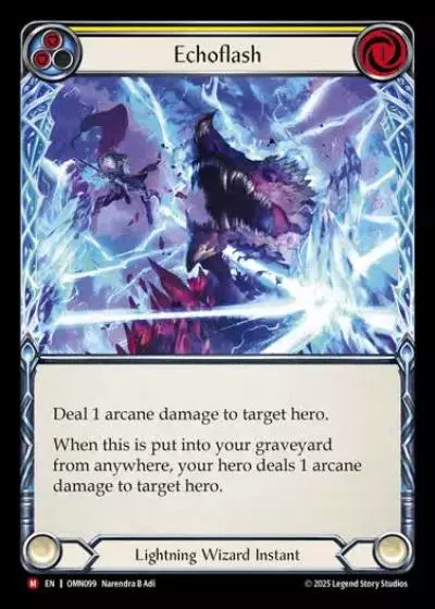 Echoflash OMN099 - Omens of the Third Age - Flesh and blood card