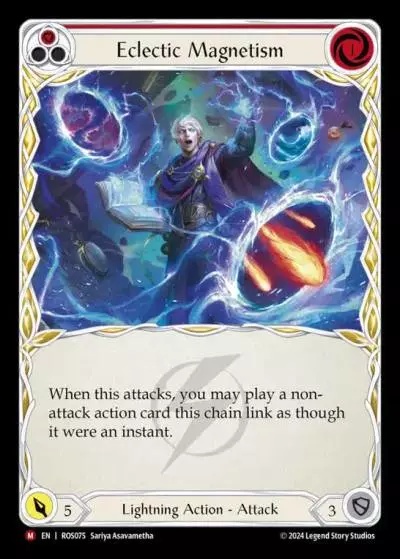 Eclectic Magnetism RED ROS075 - Rosetta - Flesh and blood card