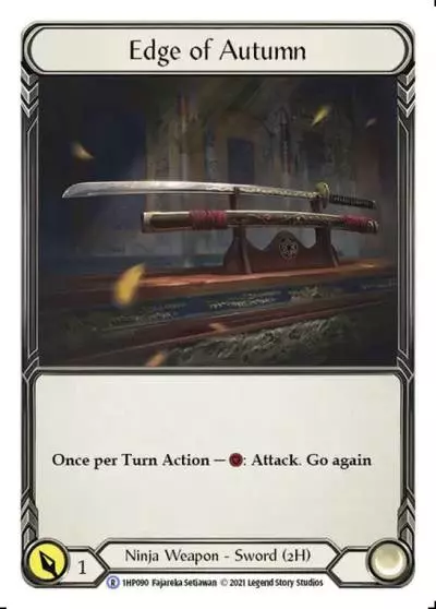 Edge of Autumn 1HP090 - History Pack 1 - Flesh and blood card