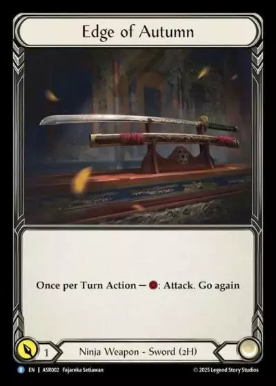 Edge of Autumn ASR002 - Armory Deck - Ira, Scarlet Revenger - Flesh and blood card