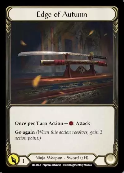 Edge of Autumn IRA002 - Ira Welcome Deck (2018) - Flesh and blood card