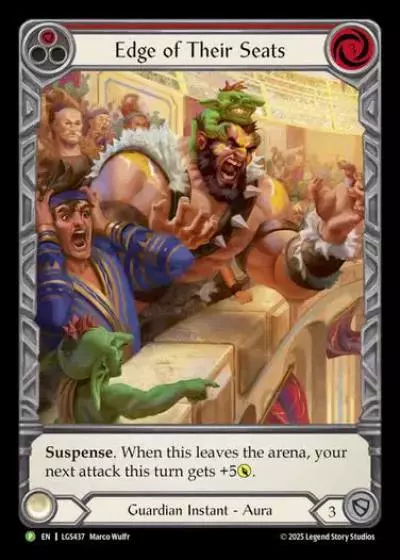 Edge of Their Seats LGS437-CF - Marketing - Black Friday 2025 - Flesh and blood card