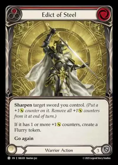 Edict of Steel SBL020 - Silver Age Chapter 3 - Boltyn - Flesh and blood card