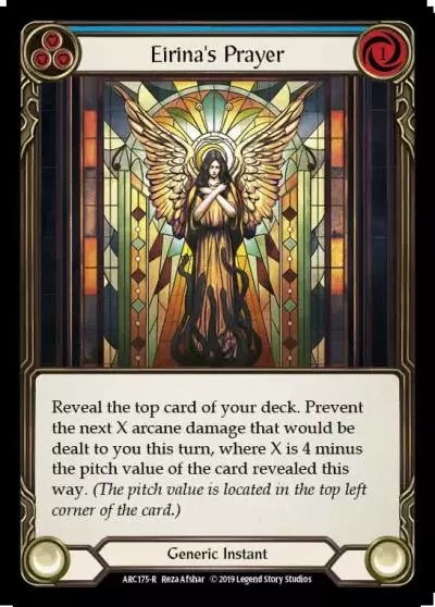 Eirina's Prayer BLUE ARC175 - Arcane Rising - Flesh and blood card