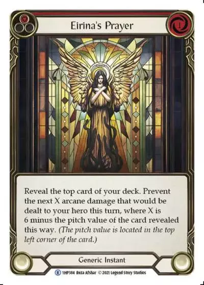 Eirina's Prayer RED 1HP384 - History Pack 1 - Flesh and blood card