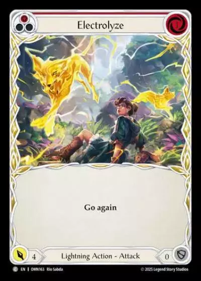 Electrolyze OMN163 - Omens of the Third Age - Flesh and blood card