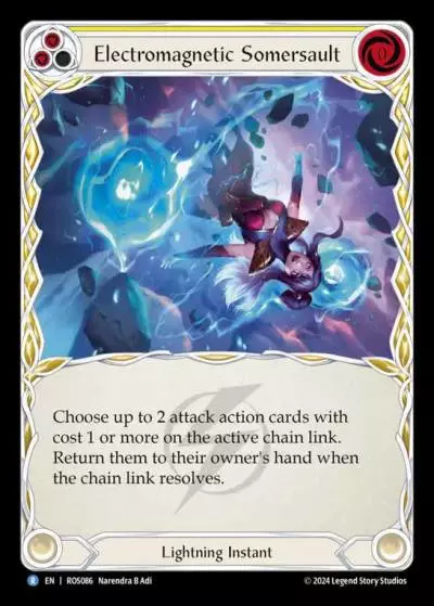 Electromagnetic Somersault YELLOW ROS086 - Rosetta - Flesh and blood card