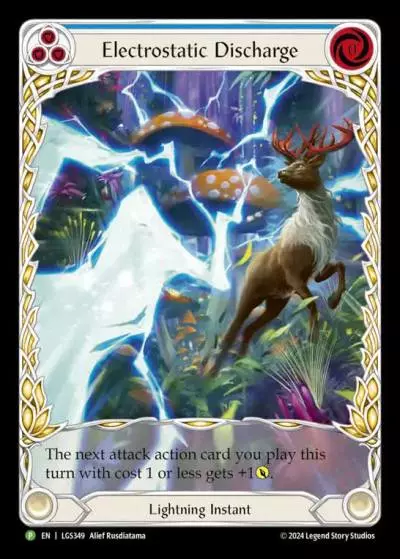 Electrostatic Discharge BLUE LGS349-RF - Armory - Season 14 Aurora - Flesh and blood card
