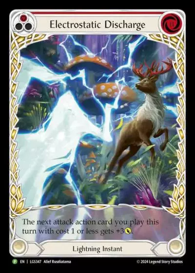 Electrostatic Discharge RED LGS347-RF - Armory - Season 14 Aurora - Flesh and blood card